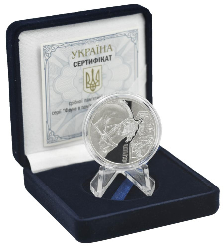 фото Украина 5 гривен 2019 Серебро UNC Конь (Ag 925, пол-унции, 15,55 грамм)