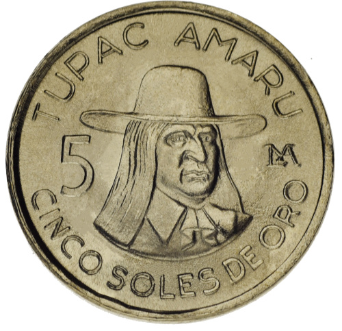 фото Перу набор из 8 монет 1975-1981 F-VF 10, 20 сентаво, 0,5, 1, 1, 5, 5, 10 солей