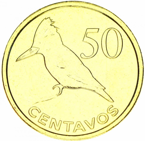 фото Мозамбик 50 сентаво 2012 AU-UNC Птица