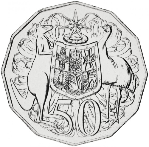 фото Австралия 50 центов 2012 UNC
