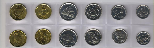 фото Фиджи набор из 6 монет 2012 UNC