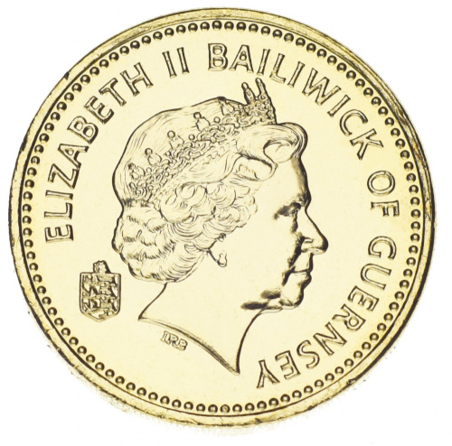 фото Гернси 1 фунт 2003 UNC