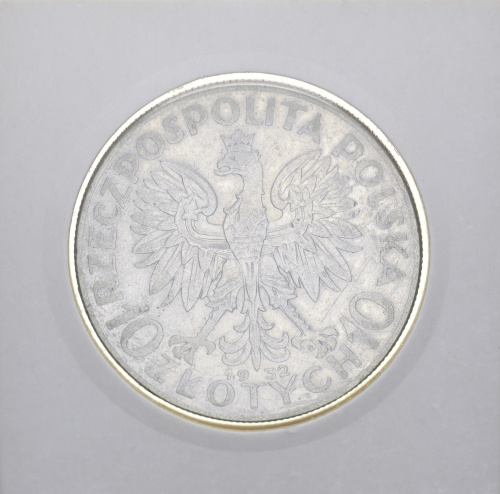 фото Польша 10 злотых 1932 Серебро F-VF