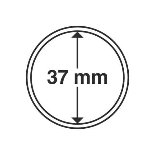 фото Капсула для монеты 37 мм, Leuchtturm