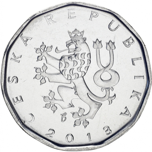 фото Чехия 2 кроны 2013 UNC