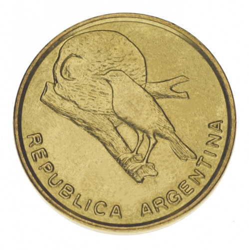 фото Аргентина 1,5 сентаво 1985 VF-AU Птица