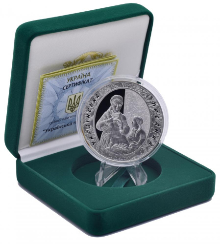 фото Украина 20 гривен 2009 Серебро Proof Украинская пысанка - Праздник Пасхи (Ag 925, 2 унции, 62.2 грамма)