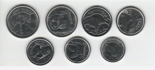 фото Бразилия набор из 7 монет 1993-1994 VF