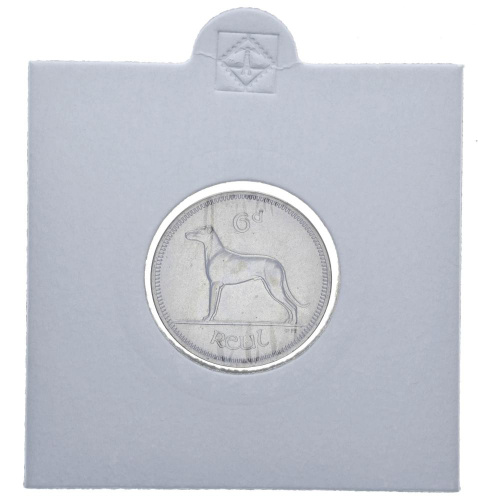 фото Ирландия 6 пенсов 1966 F-VF Собака