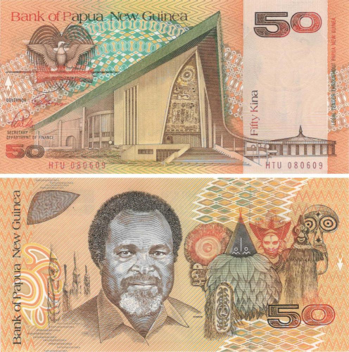 фото Папуа-Новая Гвинея 50 кина 1989 UNC (P11)