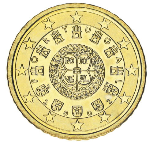 фото Португалия 50 евроцентов 2002 UNC