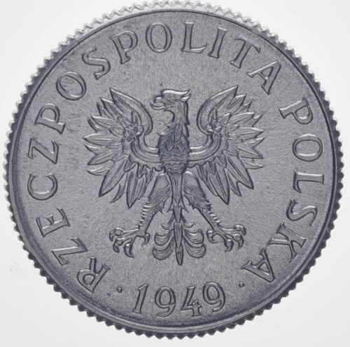 фото Польша 1 грош 1949 XF (Y#39)