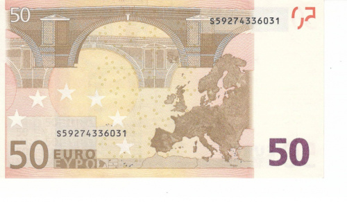 фото Италия 50 евро 2002 S J086 VF