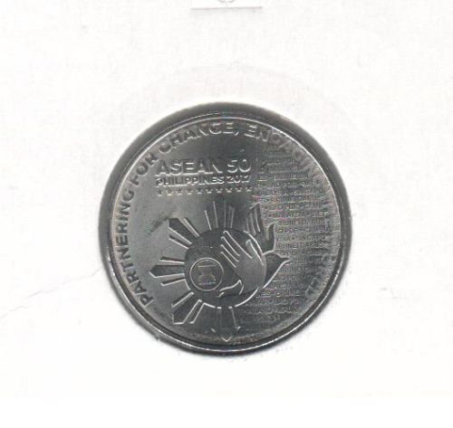 фото Филиппины 1 песо 2017 UNC
