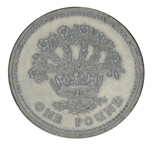 фото Великобритания 1 фунт 1991 F-VF