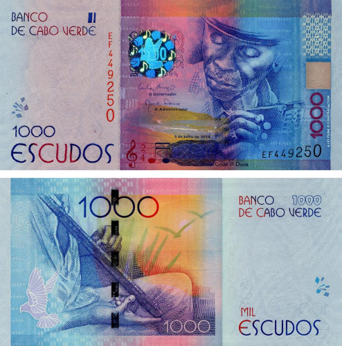 фото Кабо-Верде 1000 эскудо 2014 UNC (P73)
