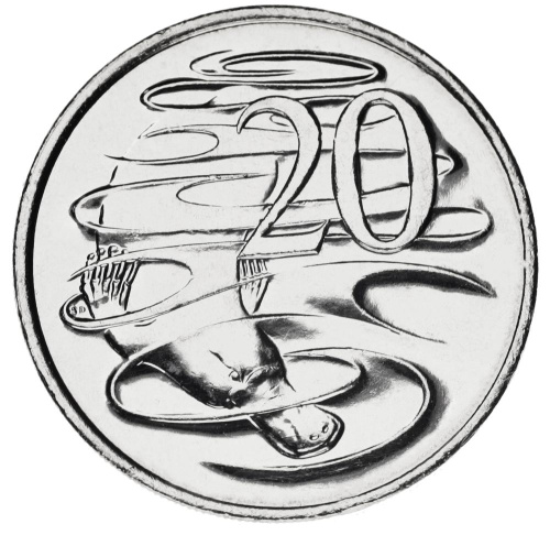 фото Австралия 20 центов 2000 UNC