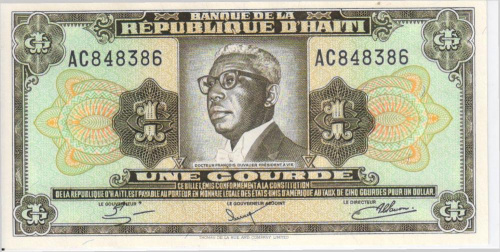 фото Гаити 1 гурд 1979 UNC (P239)