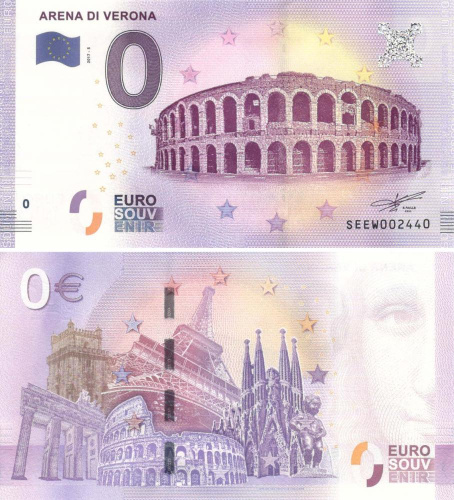 фото Италия 0 ЕВРО 2017 «Верона. Арена» UNC