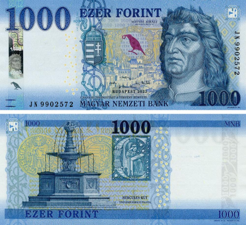фото Венгрия 1000 форинтов 2023 UNC (P203)