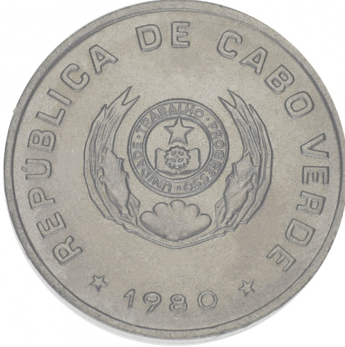 фото Кабо-Верде 20 сентаво 1977-1980 VF-AU
