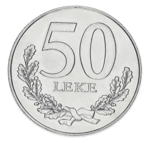 фото Албания 50 леке 2000 UNC Конь (лошадь) Всадник