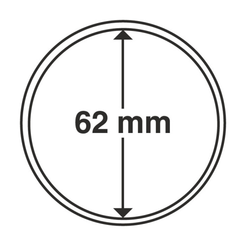 фото Капсула для монеты 62 мм, Leuchtturm