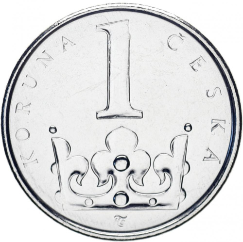 фото Чехия 1 крона 2013 UNC