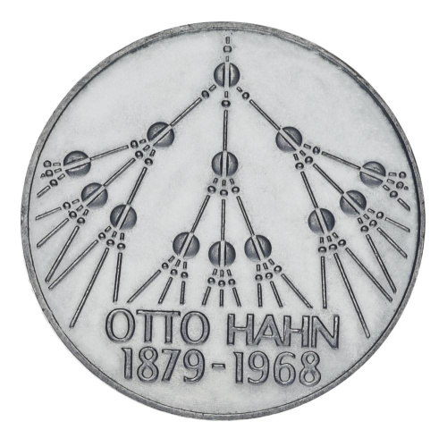 фото Германия 5 марок 1979 F-VF Отто Ган