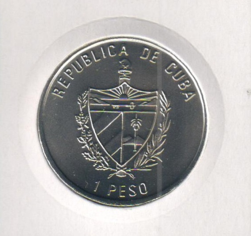 фото Куба 1 песо 1994 UNC (KM#547)