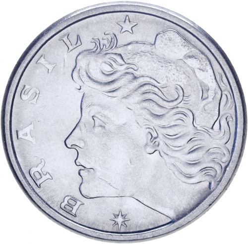 фото Бразилия 10 сентаво 1977 UNC