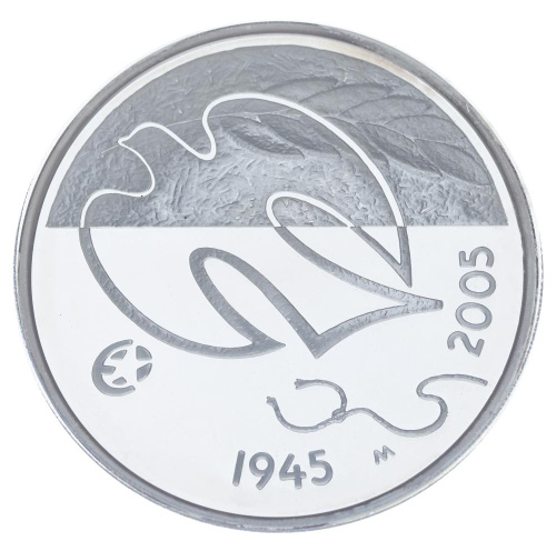 фото Финляндия 10 евро 2005 Серебро UNC 60 лет мира (Ag 925, 25,5 грамм)