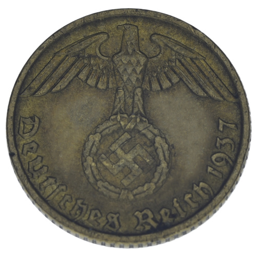 фото Германия 5 пфеннигов 1937 F-VF