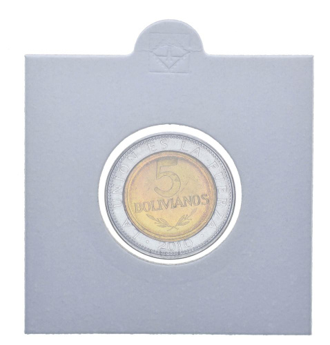 фото Боливия 5 боливиано Биметалл 2010 AU-UNC