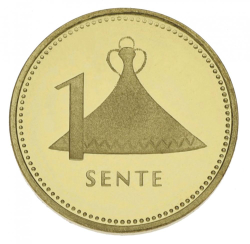 фото Лесото 1 сенте 1980 UNC