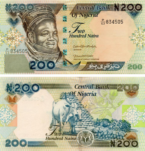 фото Нигерия 200 найра 2020 UNC (Pnew)
