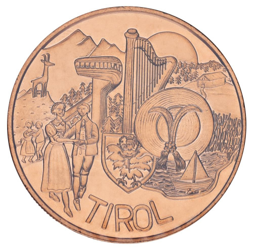 фото Австрия 10 евро 2014 UNC Тироль