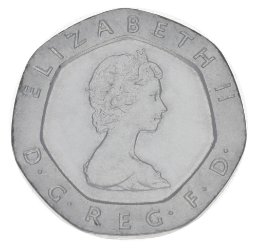 фото Великобритания 20 пенсов 1982 F-VF