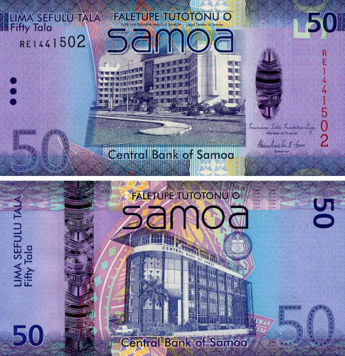 фото Самоа 50 тала 2012 UNC (P41b)