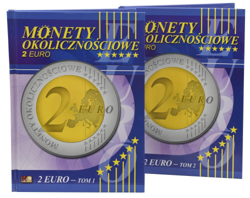 фото Альбом для монет евро до 2009 года включительно. 2 тома