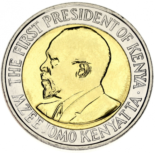 фото Кения 20 шиллингов 2005-2010 Биметалл UNC
