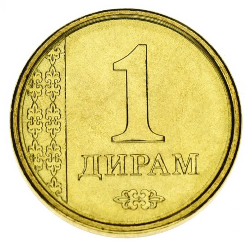 фото Таджикистан 1 дирам 2011 AU-UNC