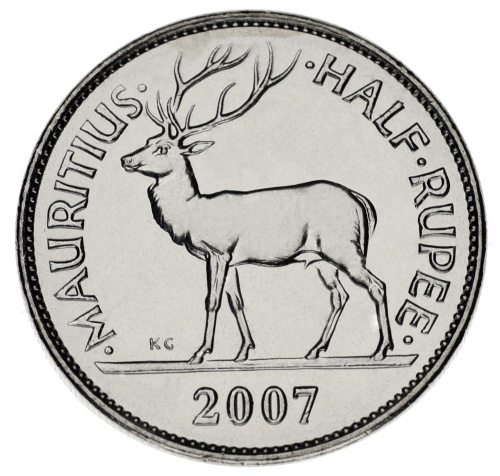 фото Маврикий 50 центов 2000-2010 AU-UNC