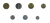 фото Мальдивы набор из 7 монет 1984-2012 UNC 1, 5, 10, 25, 50 лаари, 1, 2 руфии