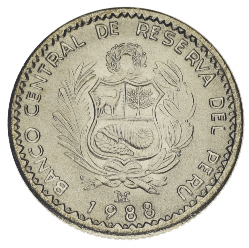 фото Перу 1 инти 1988 VF-AU