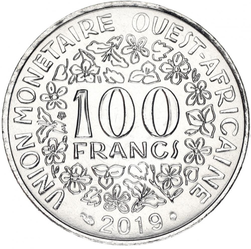 фото Западная Африка 100 франков 2019 UNC (KMnew)