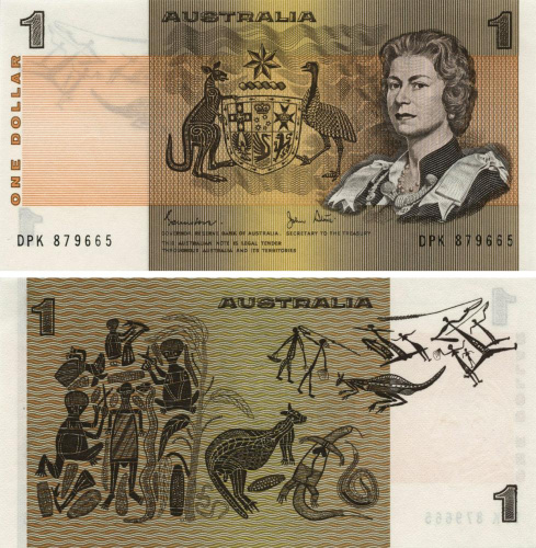 фото Австралия 1 доллар 1983 UNC (P42d)