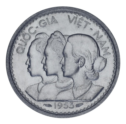 фото Вьетнам 10 су 1953 AU-UNC (KM#1)