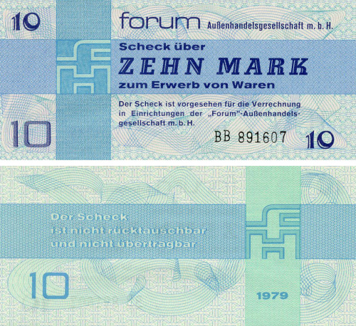 фото Германия 10 марок 1979 UNC ГДР (PFX4)
