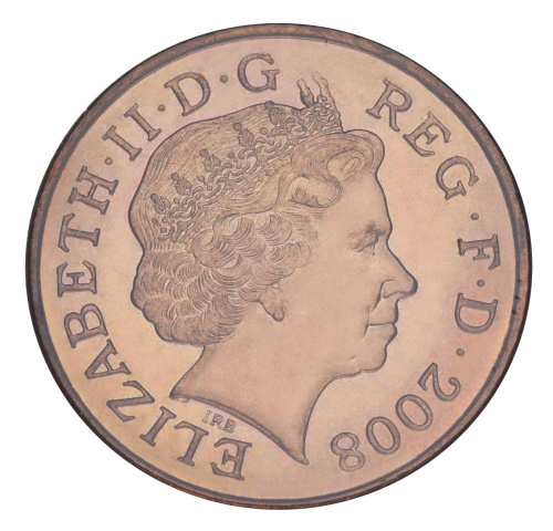 фото Великобритания 2 пенса 2008 AU-UNC